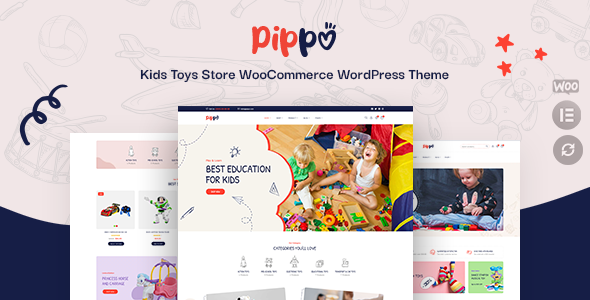 Pippo - 儿童玩具商店WordPress 主题-LyleSEO