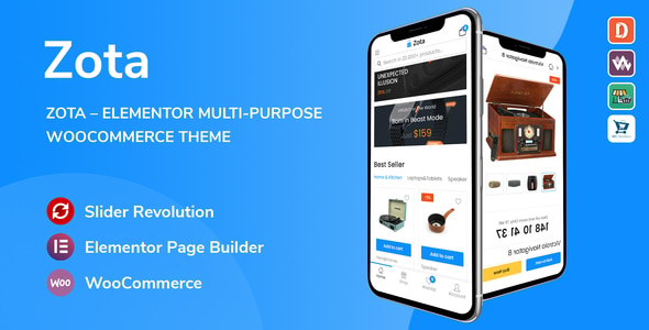 Zota - Elementor 多用途 WooCommerce 主题-LyleSEO