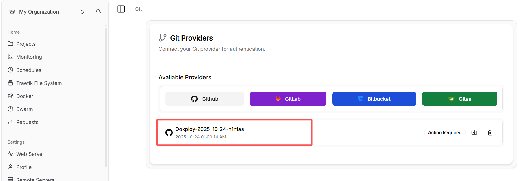 已连接Github